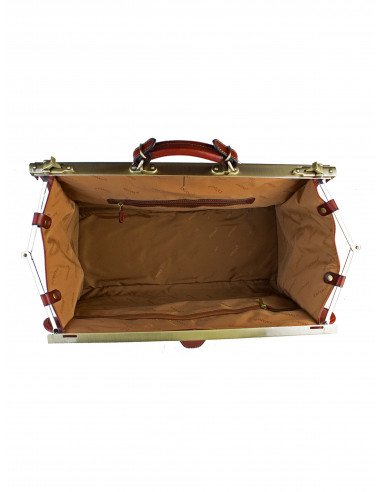 Dámská velká kožená kabelka/cestovní taška Katana Calais rámová