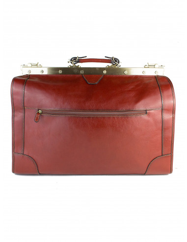 Dámská velká kožená kabelka/cestovní taška Katana Calais rámová