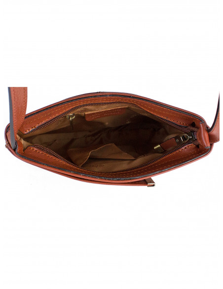 Dámská malá kožená crossbody kabelka Katana Antibes