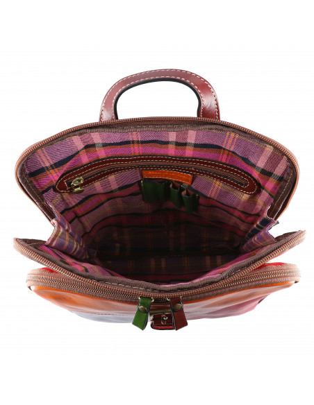 Dámský kožený batoh Cristina Rui Torino z italské kůže