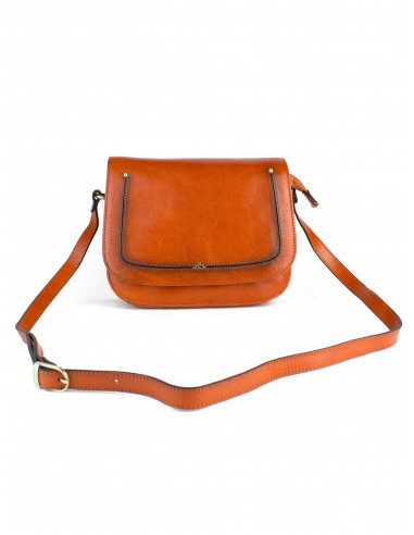 Dámská kožená crossbody kabelka Katana Bobigny