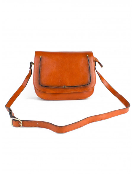 Dámská kožená crossbody kabelka Katana Bobigny