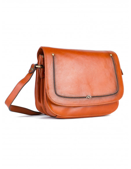 Dámská kožená crossbody kabelka Katana Bobigny