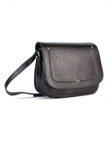 Dámská kožená crossbody kabelka Katana Bobigny