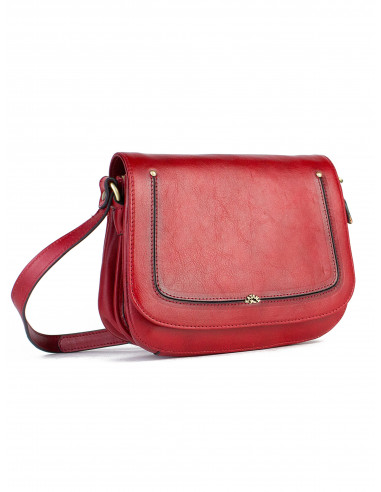 Dámská kožená crossbody kabelka Katana Bobigny