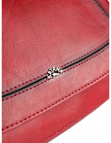 Dámská kožená crossbody kabelka Katana Bobigny