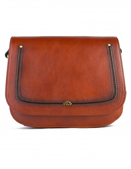 Dámská kožená crossbody kabelka Katana Bobigny