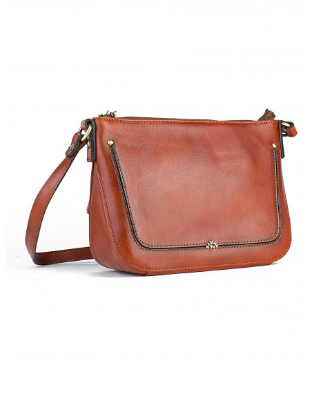 Dámská kožená crossbody kabelka Katana Bezons