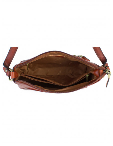 Dámská kožená crossbody kabelka Katana Bretagne