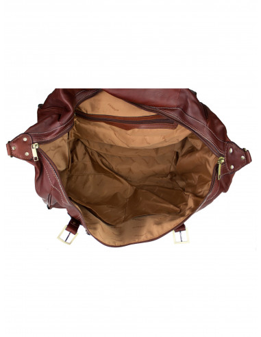 Kožená cestovní taška na kolečkách Katana Patricia