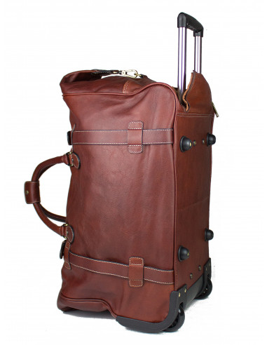 Kožená cestovní taška na kolečkách Katana Patricia