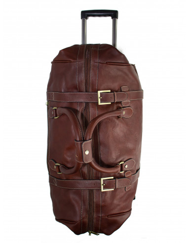 Kožená cestovní taška na kolečkách Katana Patricia