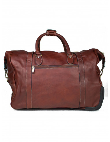 Kožená cestovní taška na kolečkách Katana Patricia