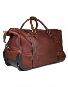 Kožená cestovní taška na kolečkách Katana Patricia 2