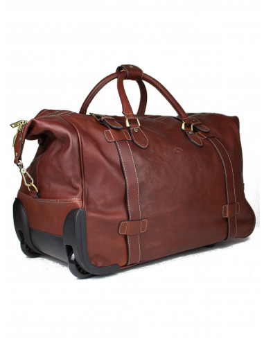 Kožená cestovní taška na kolečkách Katana Patricia