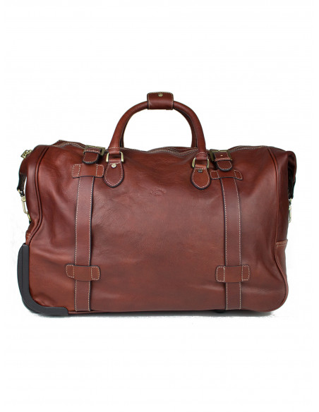 Kožená cestovní taška na kolečkách Katana Patricia