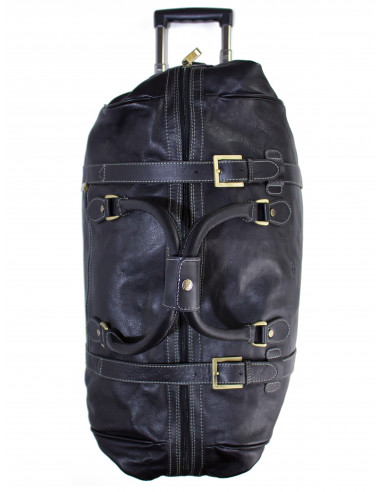 Kožená cestovní taška na kolečkách Katana Patricia