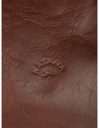 Kožená cestovní taška na kolečkách Katana Patricia