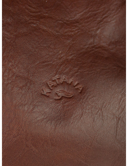 Kožená cestovní taška na kolečkách Katana Patricia