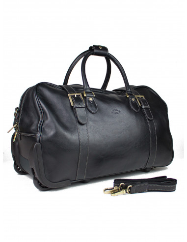 Kožená cestovní taška na kolečkách Katana Brigitte