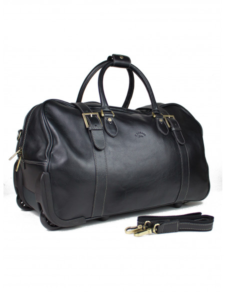 Kožená cestovní taška na kolečkách Katana Brigitte