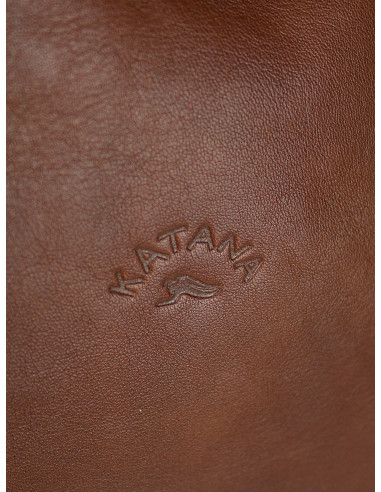 Kožená cestovní taška na kolečkách Katana Brigitte