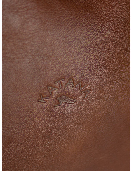 Kožená cestovní taška na kolečkách Katana Brigitte