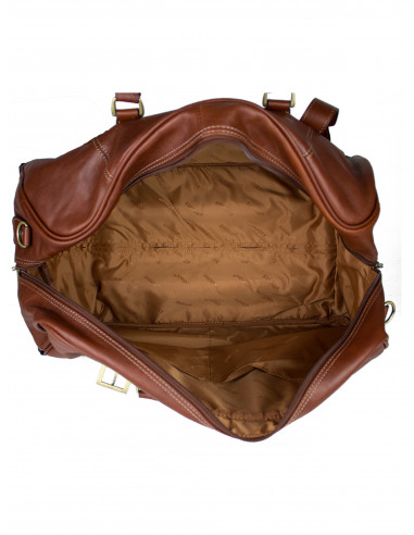 Kožená cestovní taška na kolečkách Katana Brigitte