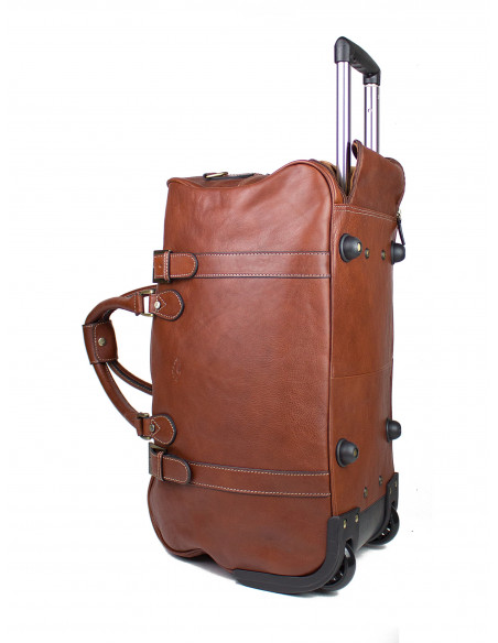 Kožená cestovní taška na kolečkách Katana Brigitte