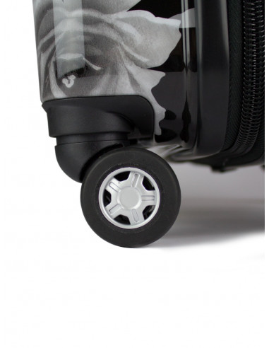 Cestovní skořepinový kufr Airplus Paris Viviane s květy