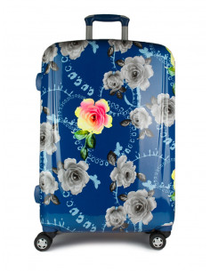Cestovní skořepinový kufr Airplus Paris Viviane s květy 2