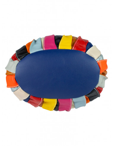 Dámská kožená kabelka/vak Giostra Elisa Multicolor