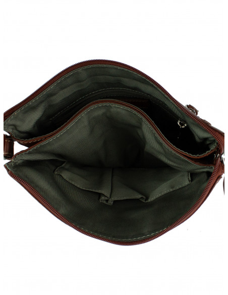 Dámská kožená taška přes rameno Giostra Nela