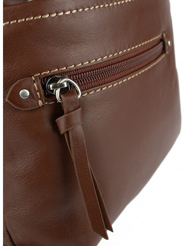 Dámská kožená taška přes rameno Giostra Nela