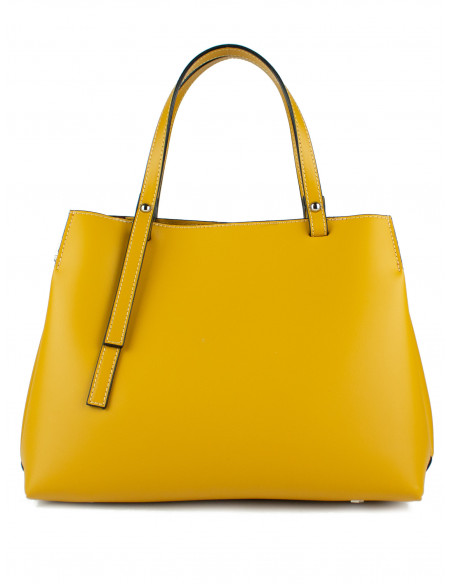 Dámská elegantní kožená kabelka Giostra Alina Medium do ruky