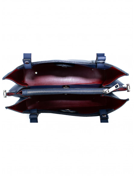 Dámská elegantní kožená kabelka Giostra Alina Medium do ruky