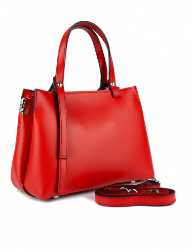 Dámska elegantní kožená kabelka Giostra Alina Piccola do ruky