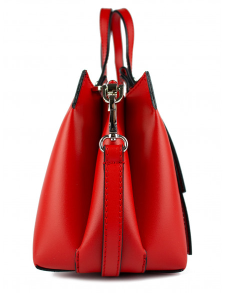 Dámska elegantní kožená kabelka Giostra Alina Piccola do ruky