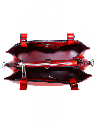 Dámska elegantní kožená kabelka Giostra Alina Piccola do ruky