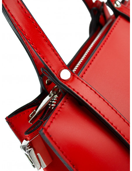 Dámska elegantní kožená kabelka Giostra Alina Piccola do ruky