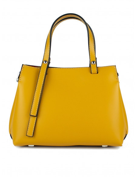 Dámska elegantní kožená kabelka Giostra Alina Piccola do ruky