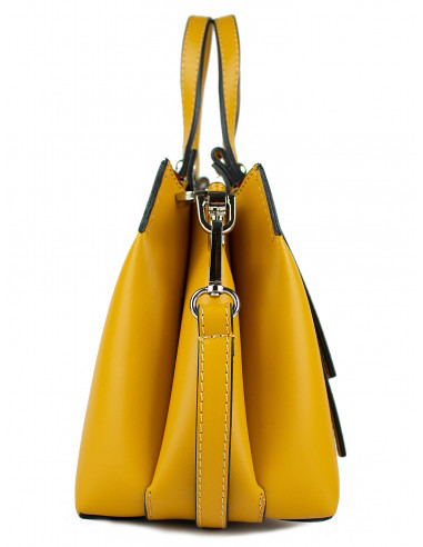 Dámska elegantní kožená kabelka Giostra Alina Piccola do ruky