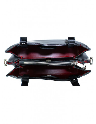 Dámska elegantní kožená kabelka Giostra Alina Piccola do ruky