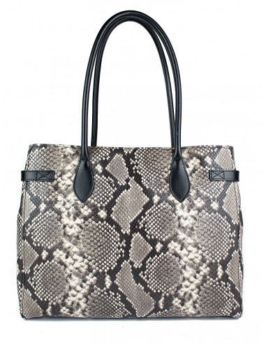 Dámská kožená kabelka s hadím vzorem Giostra Aga Grande Serpente