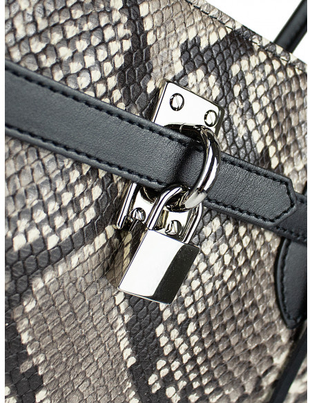 Dámská kožená kabelka s hadím vzorem Giostra Aga Grande Serpente