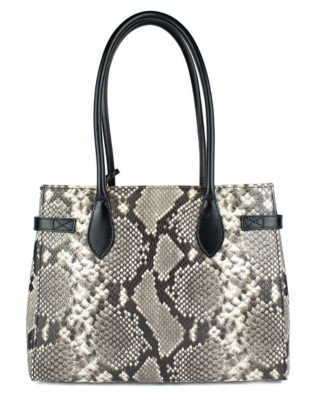 Dámská kožená kabelka s hadím vzorem Giostra Aga Medium Serpente