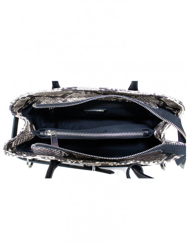 Dámská kožená kabelka s hadím vzorem Giostra Aga Medium Serpente