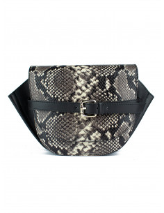 Dámská kožená kabelka s hadím vzorem Giostra Etna Serpente