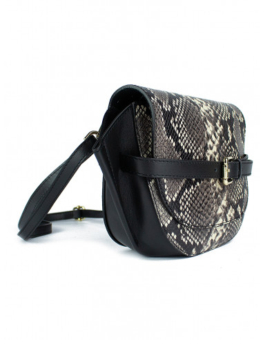 Dámská kožená kabelka s hadím vzorem Giostra Etna Serpente