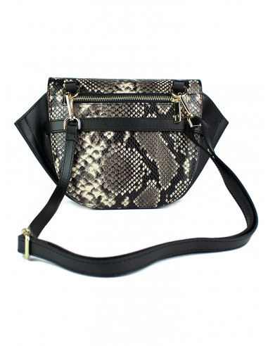 Dámská kožená kabelka s hadím vzorem Giostra Etna Serpente